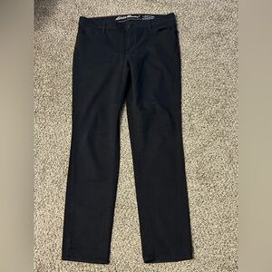 Eddie Bauer Black slightly curvy slim straight Pants